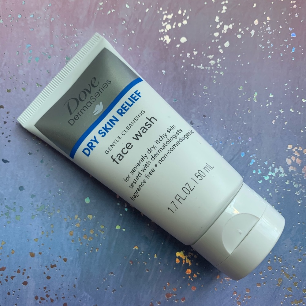Dove DermaSeries Dry Skin Relief Face Wash 1.7 Oz